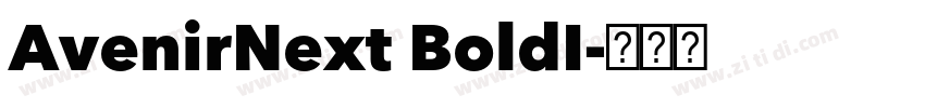 AvenirNext BoldI字体转换 AvenirNext BoldI字体转换
